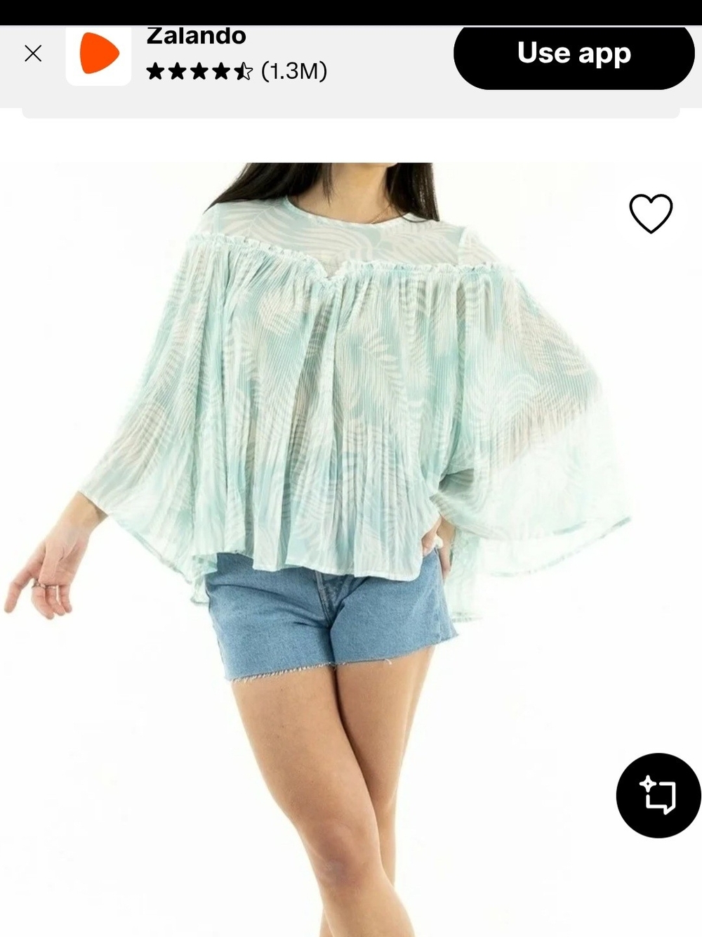 Molly Bracken Palm Print Blouse